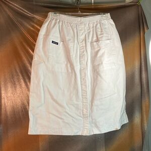 Vintage 80’s button up‎ skirt with stretch waist vintage size 18 modern med 352